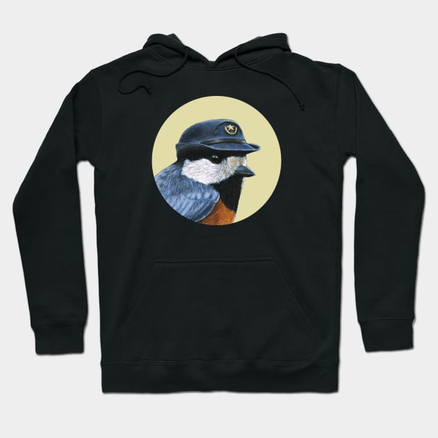 Varied tit Hoodie by Mikhail Vedernikov